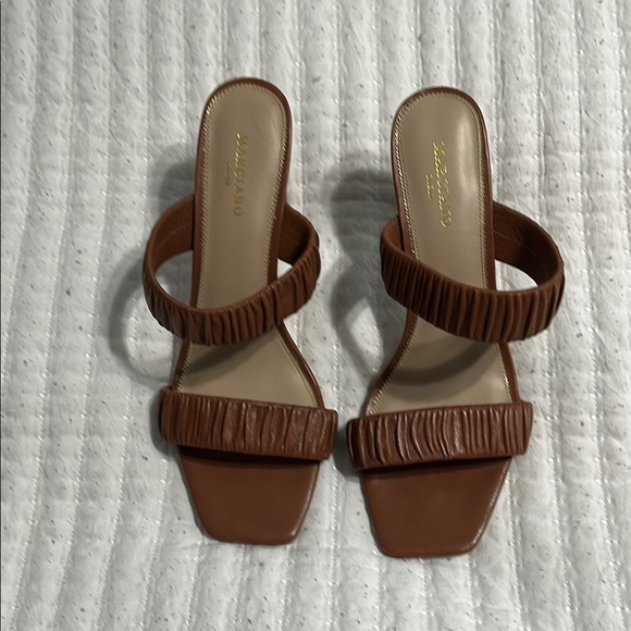 Guess by Marciano Shoes - Guess by Marciano Brown Fringe Sandals